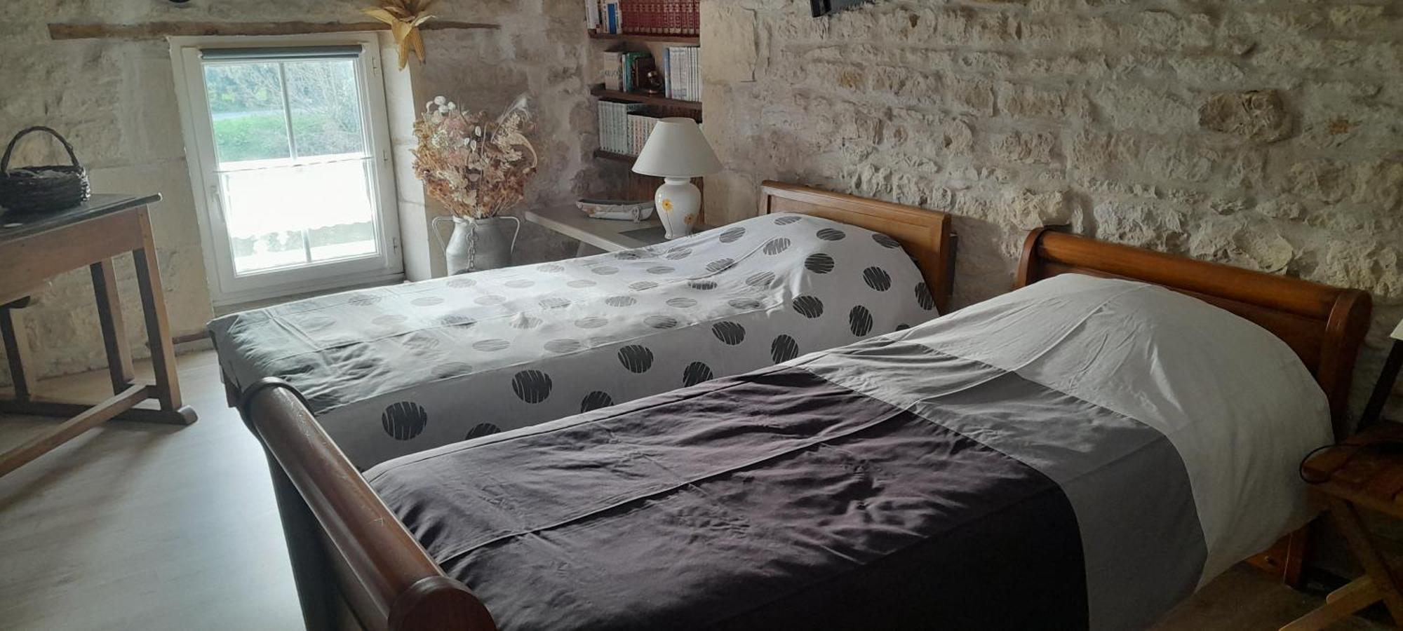Marais Poitevin Gite "Volets Bleu Clair": Rustic Retreat with Fishing, Boating, and Cycling La Taillee Exterior photo